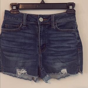 Denim Distressed Women Shorts
